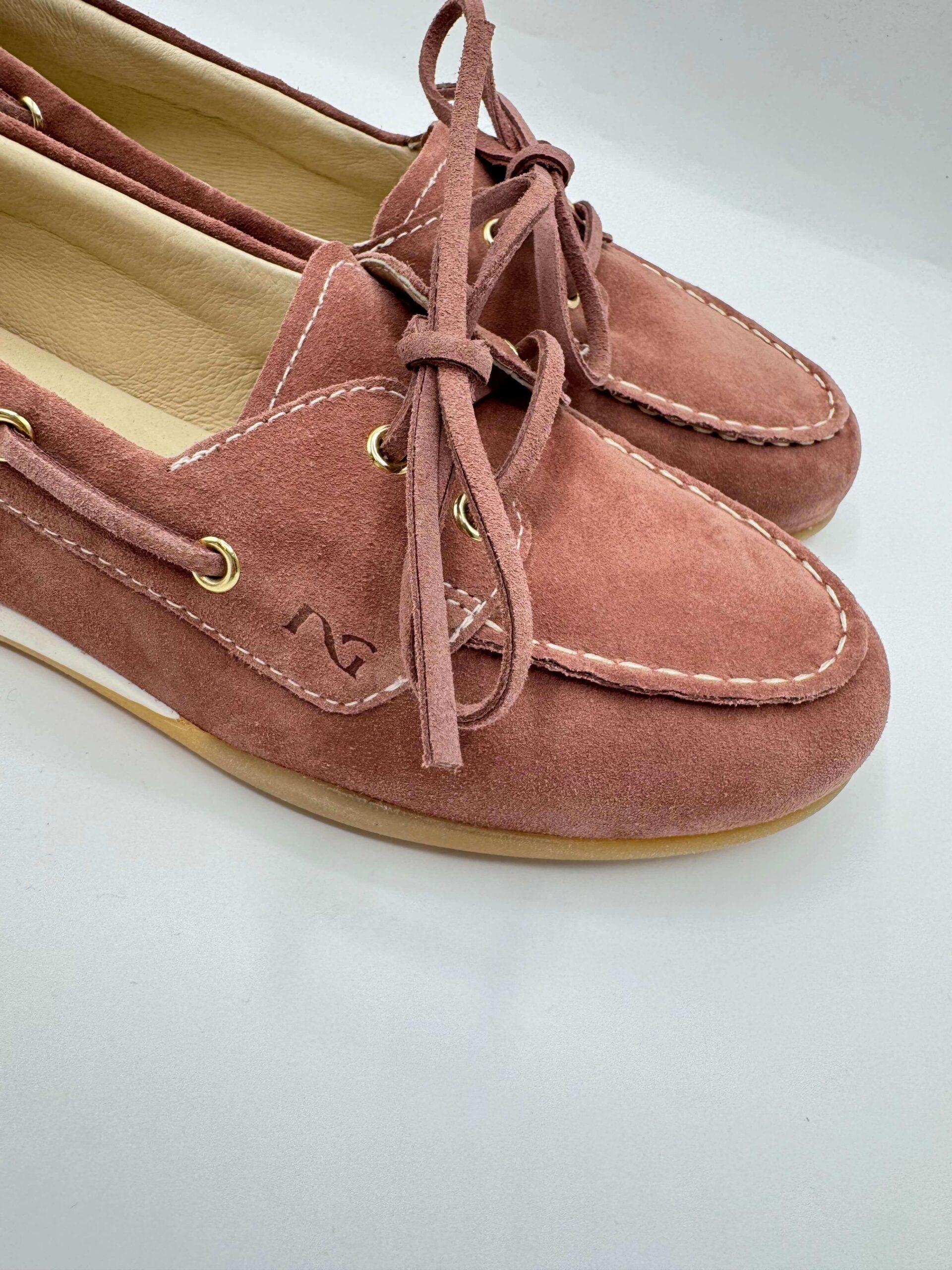Mocassino Donna Nero Giardini Velluto Rosa Antico – Eleganza Italiana - Foto 2