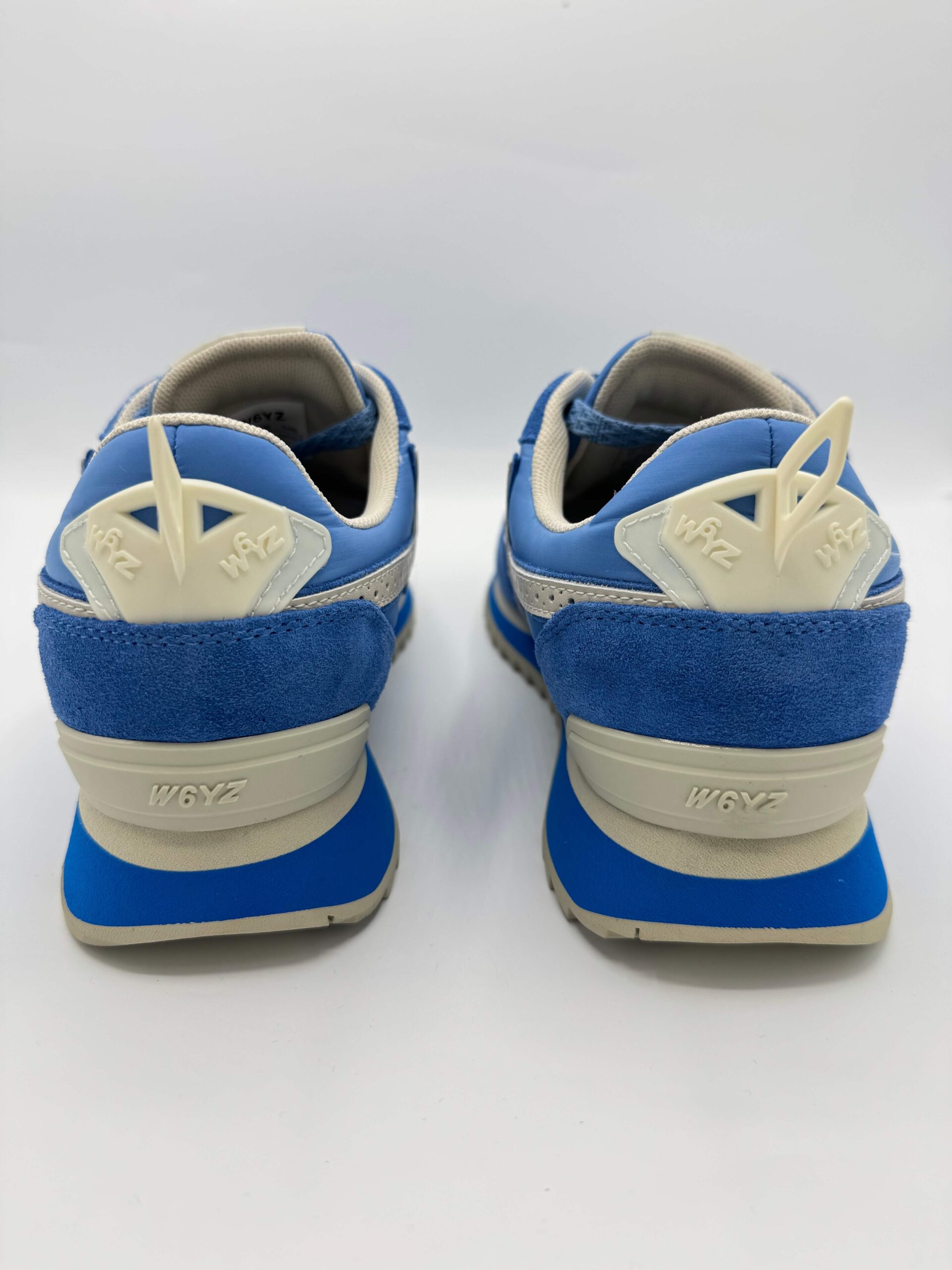 Sneakers Uomo W6YZ JET-M Suede Nylon Oltremare White – Dots Logo - Foto 5