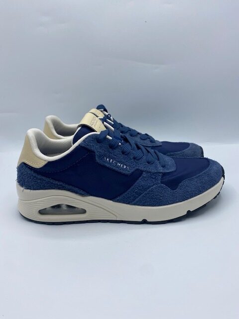 Sneakers Uomo Skechers 183053 Blu Navy – Comfort e Stile Contemporaneo - Foto 3