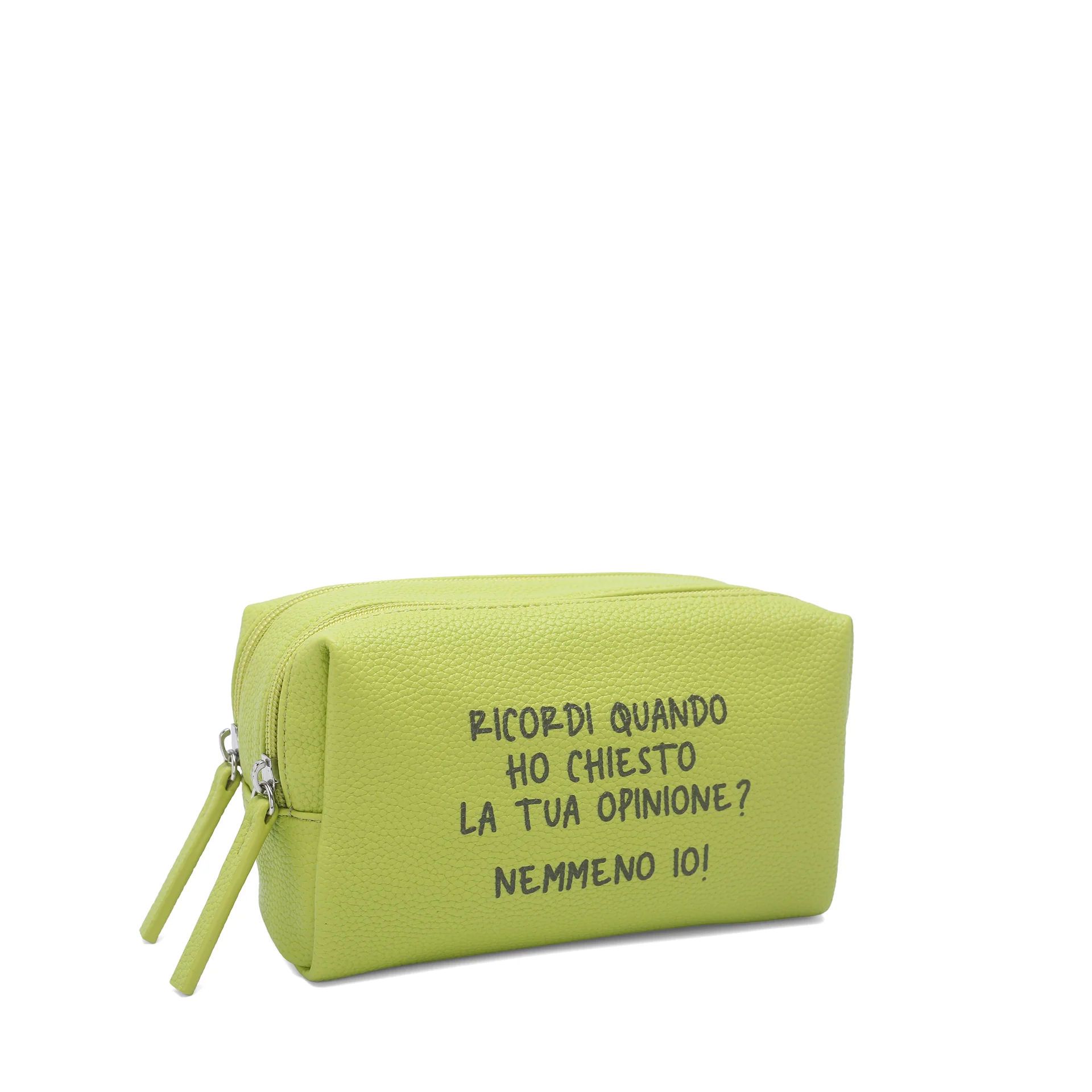 Trousse Le Pandorine - Pillole con scritta colore lime
