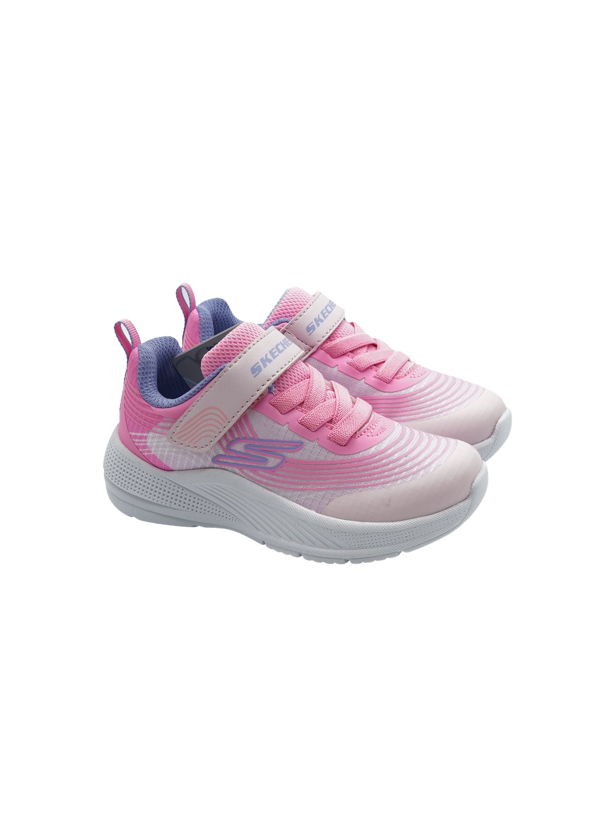 Skechers Microspec Advance Light Pink Lavender - Sneakers Bambina