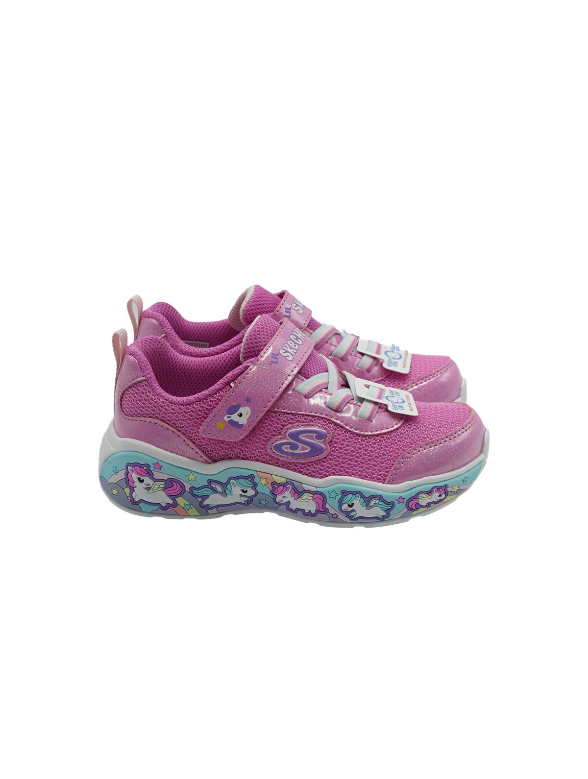 Skechers Fun Squad Pink Multi - Sneakers Colorate Bambina - Foto 2