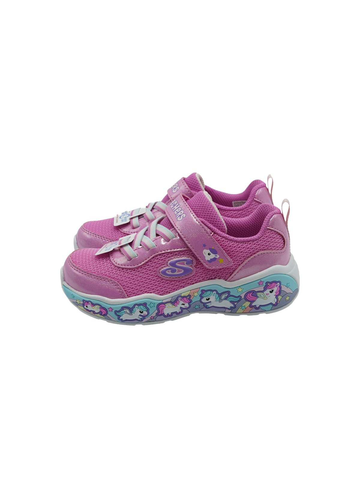 Skechers Fun Squad Pink Multi - Sneakers Colorate Bambina - Foto 4