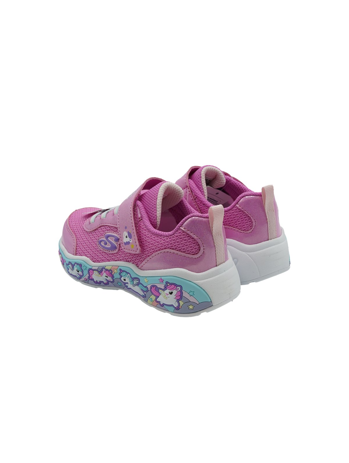 Skechers Fun Squad Pink Multi - Sneakers Colorate Bambina - Foto 5