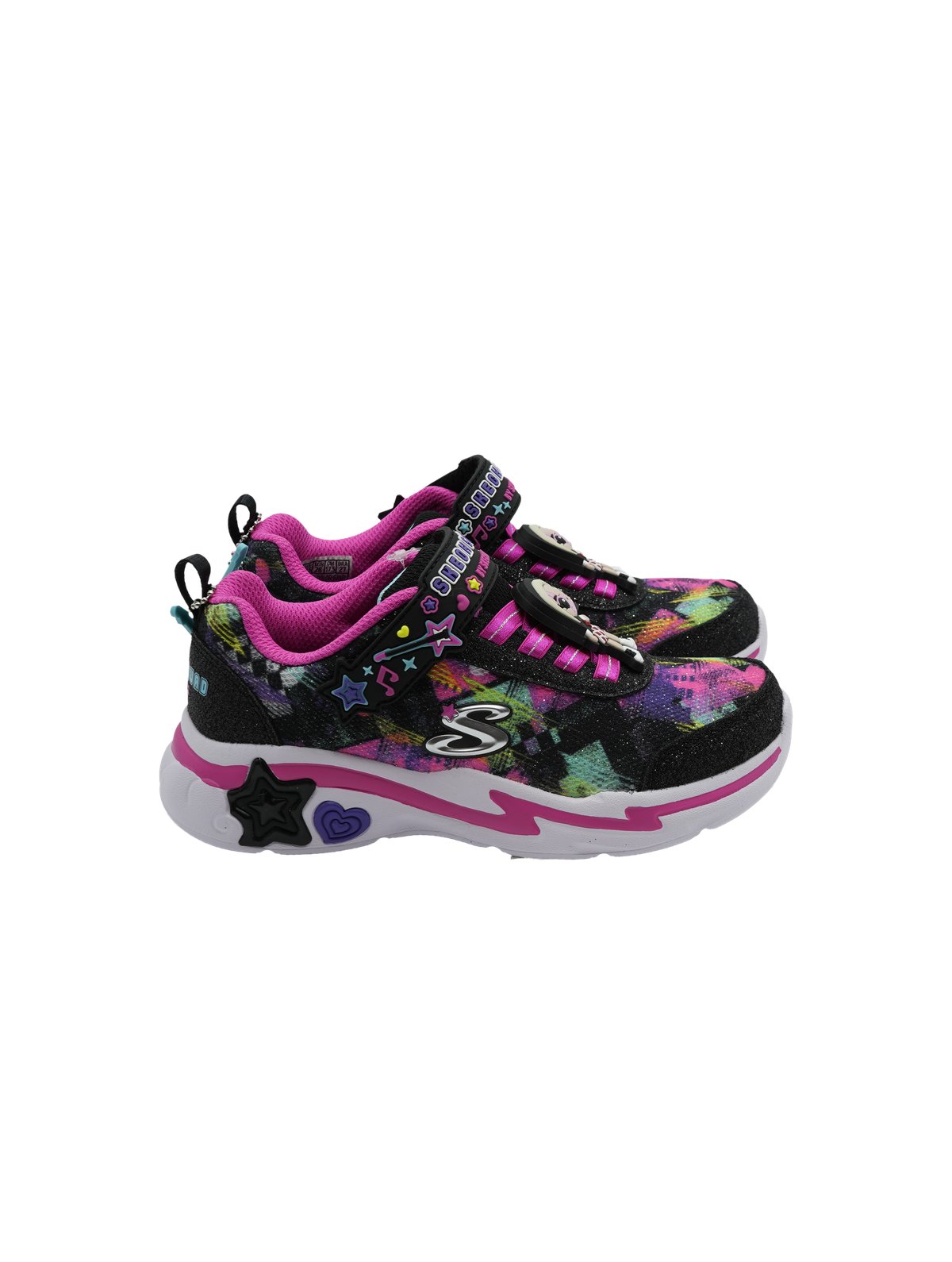 Skechers Skech Squad Bambina Black Multi - Sneakers Sportive - Foto 2