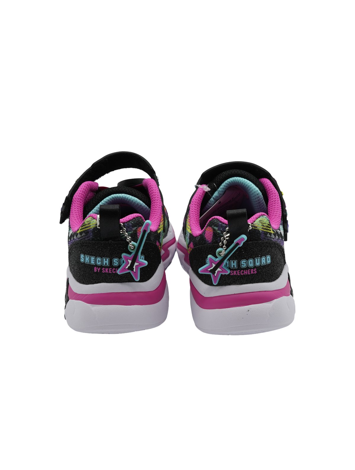 Skechers Skech Squad Bambina Black Multi - Sneakers Sportive - Foto 3