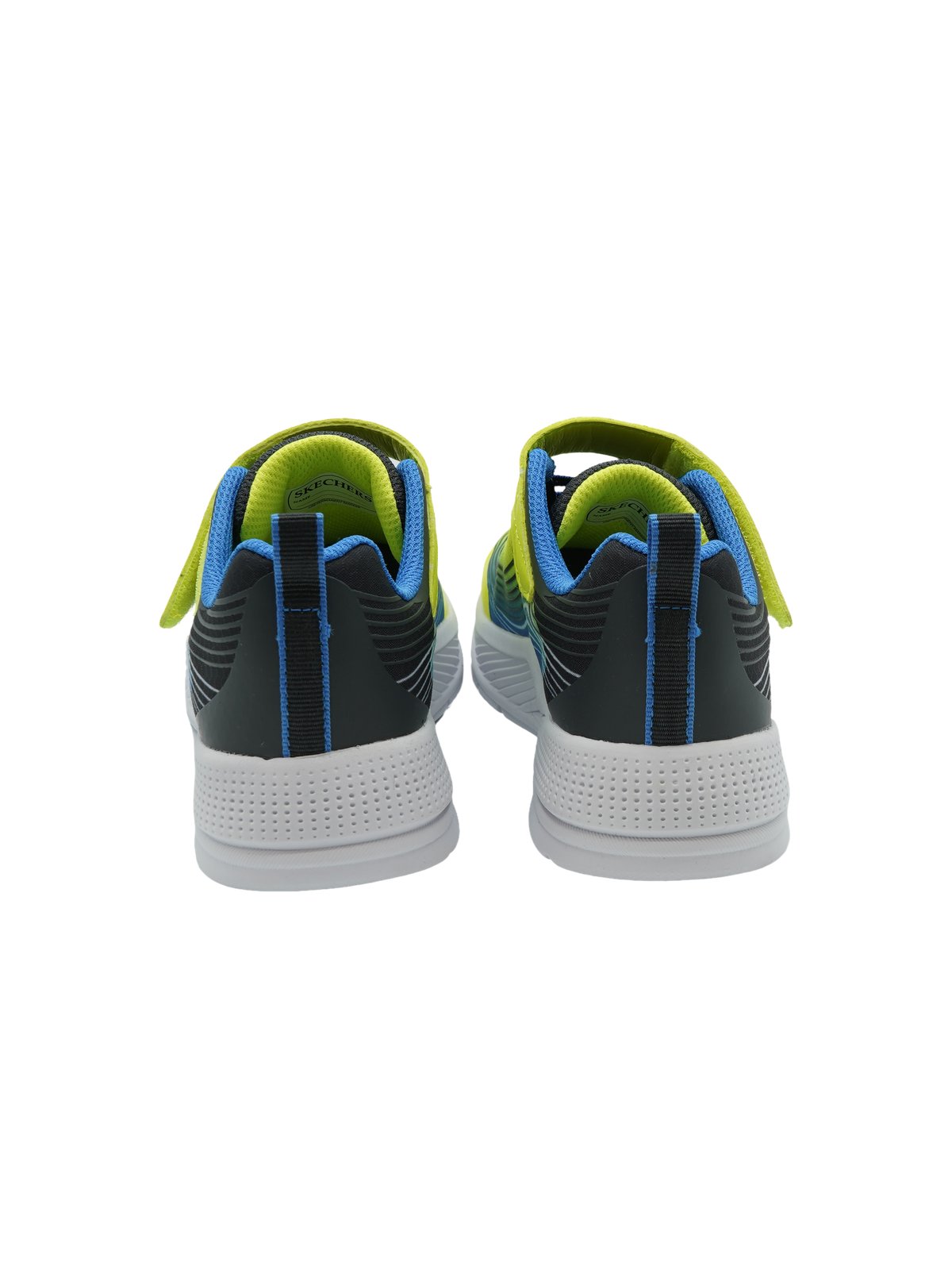 Skechers Micro Spec Advance Yellow Blue - Sneakers Bambino - Foto 3