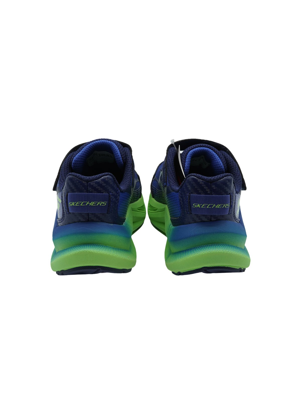 Skechers Max Cushioning Ascender Navy Lime - Scarpe Bambino - Foto 3