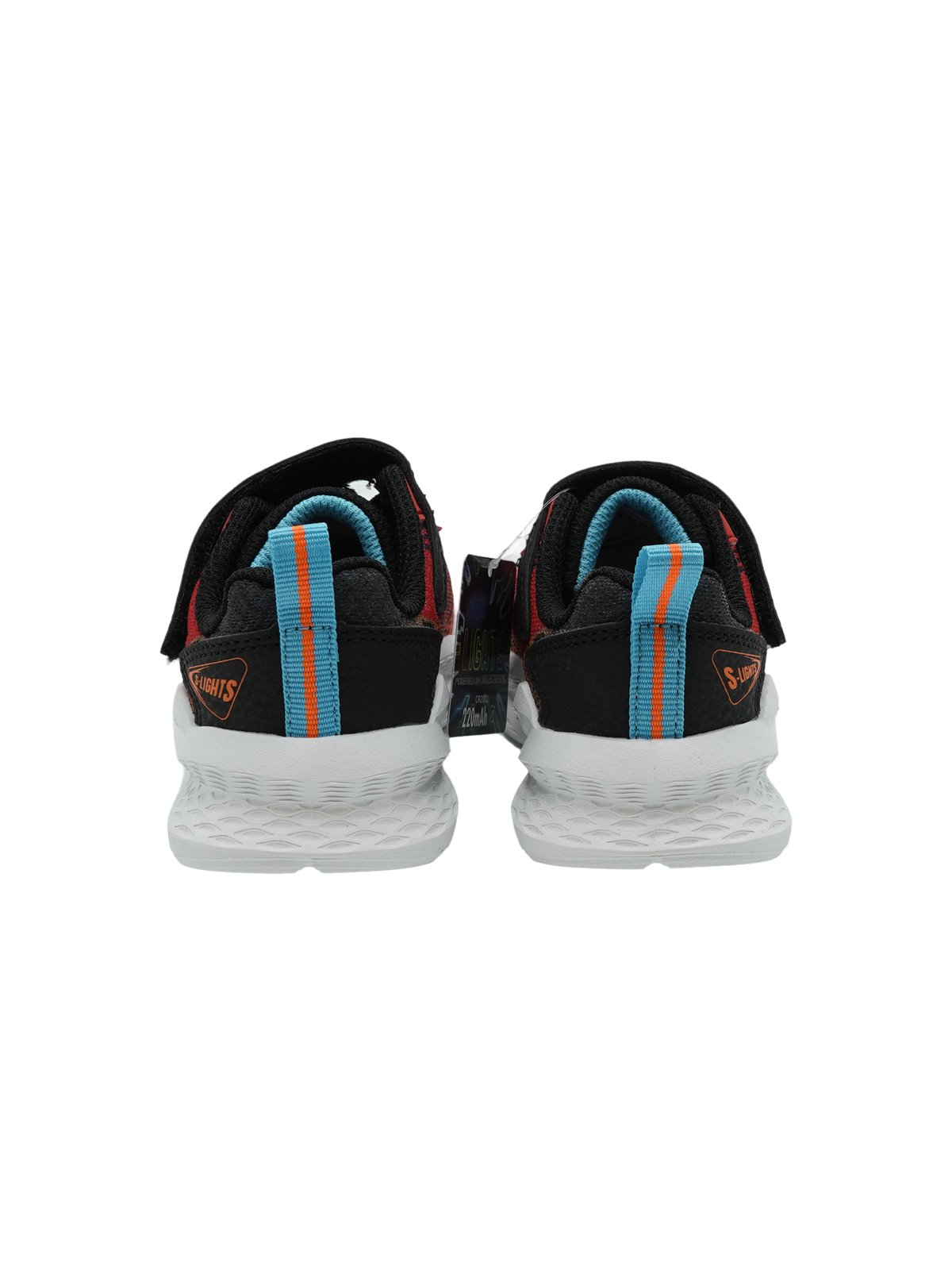 Skechers Meteor Light 2.0 Red Black - Sneakers LED Bambino - Foto 3