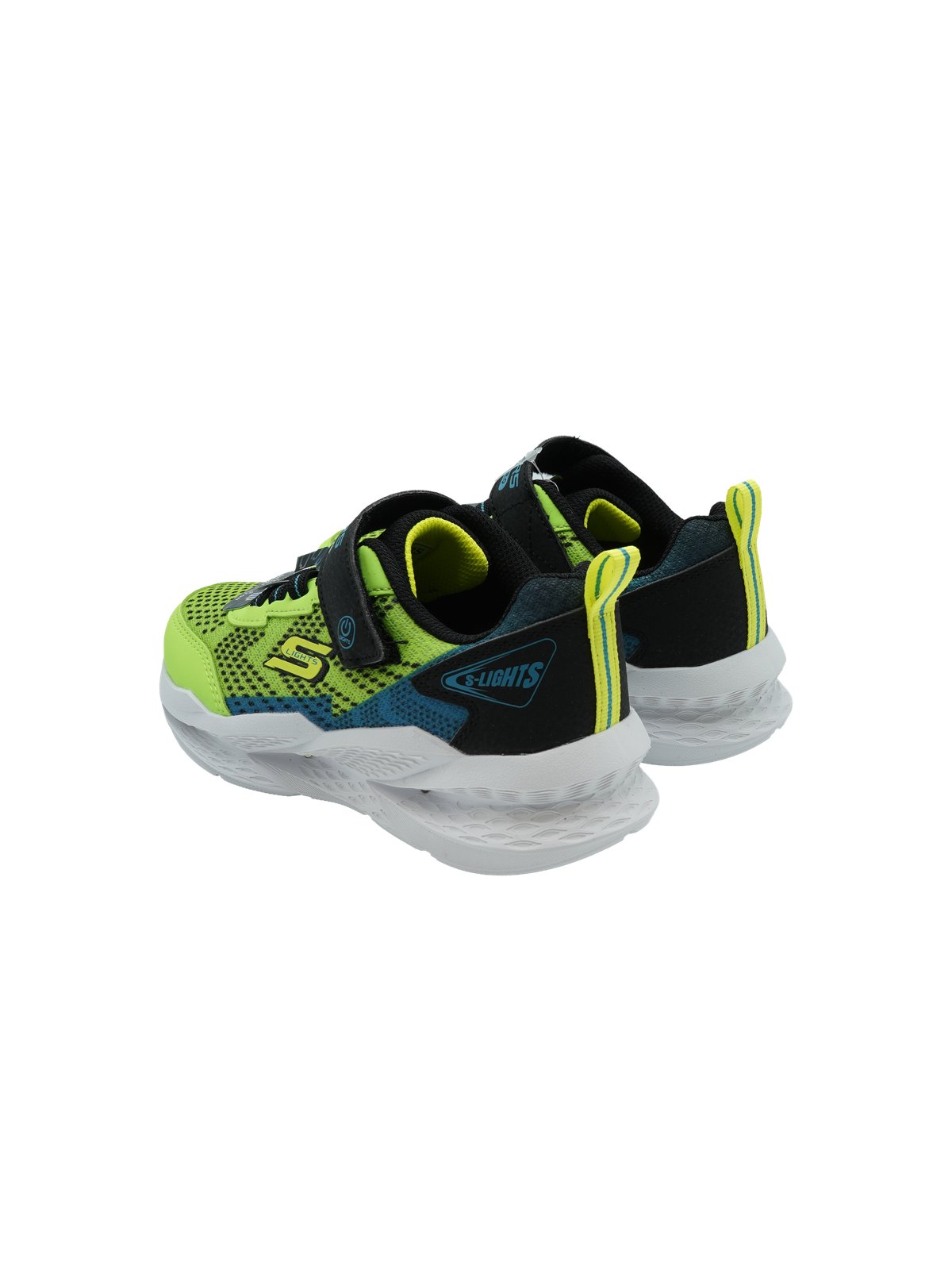 Skechers Meteor Light 2.0 Lime Black - Sneakers Illuminate Bambino - Foto 4