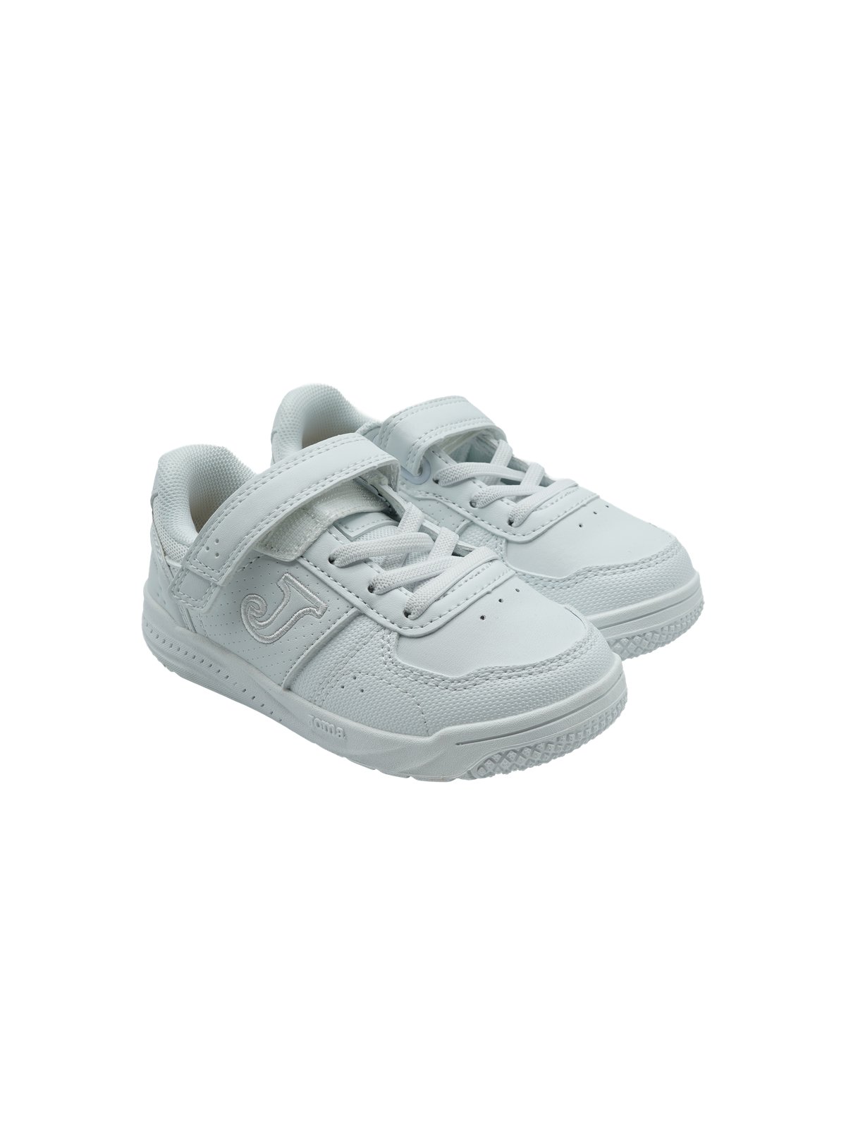 Joma Harvard JR 2202 White - Sneakers Bambino Pelle Bianche