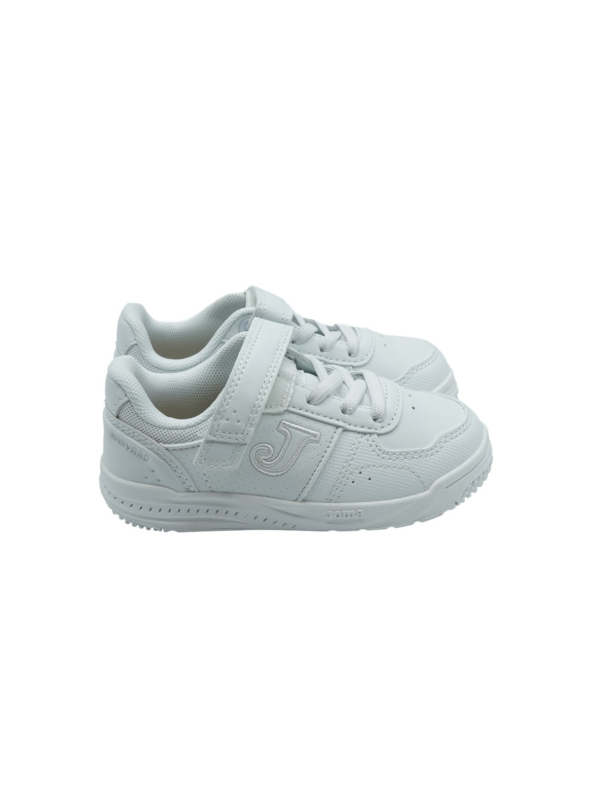Joma Harvard JR 2202 White - Sneakers Bambino Pelle Bianche - Foto 2