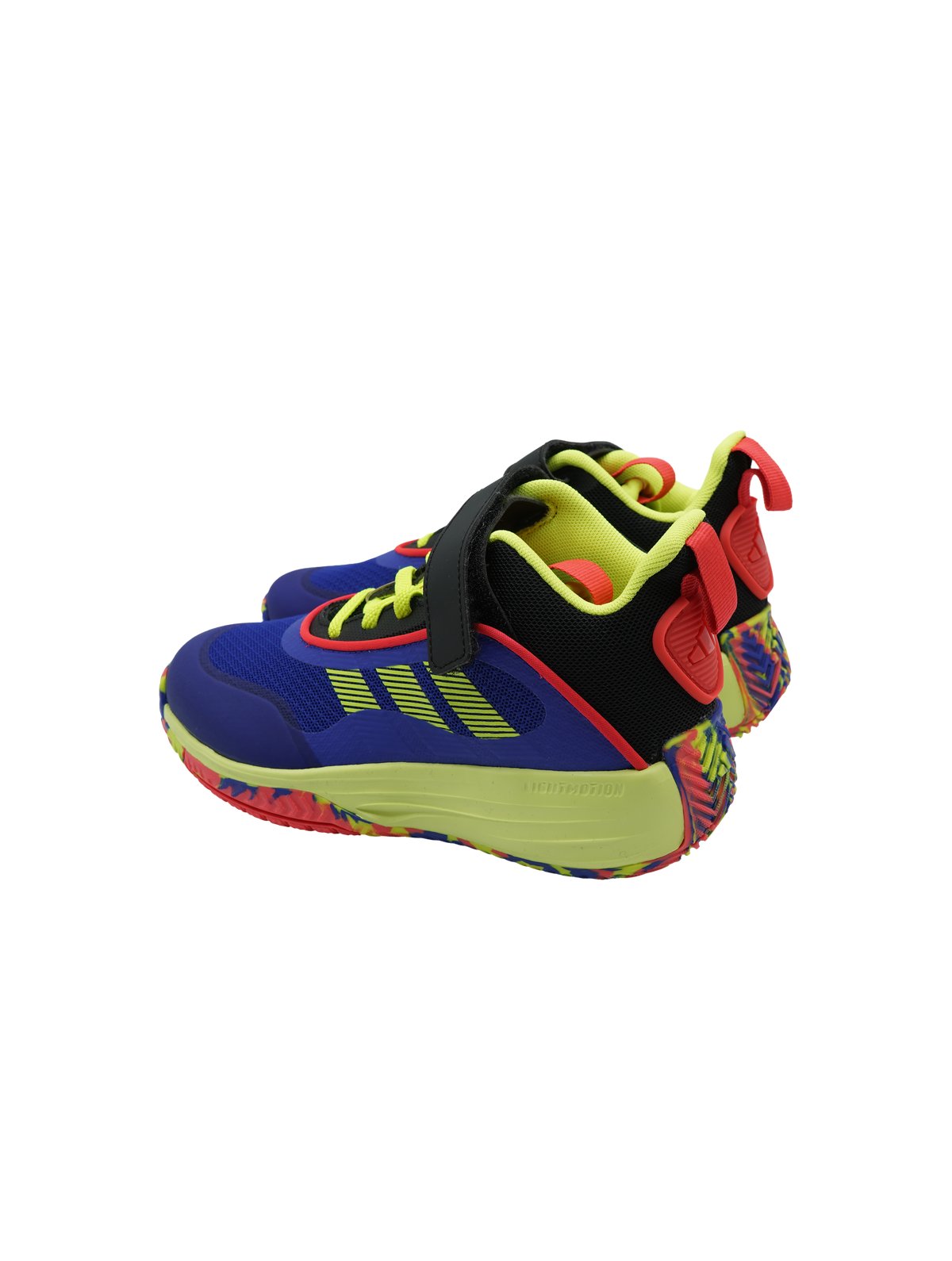 Adidas Own The Game 3.0 K Scarpe Basket Junior Blu Giallo - Foto 4
