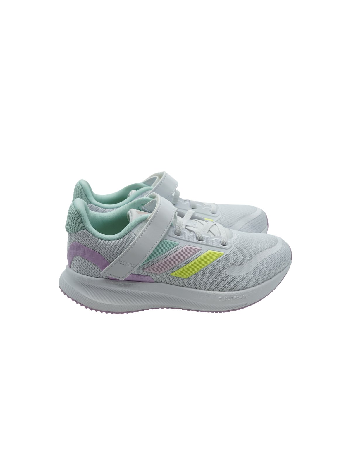 Adidas Run Falcon 5ELC Junior Yellow Purple - Sneakers Running - Foto 2