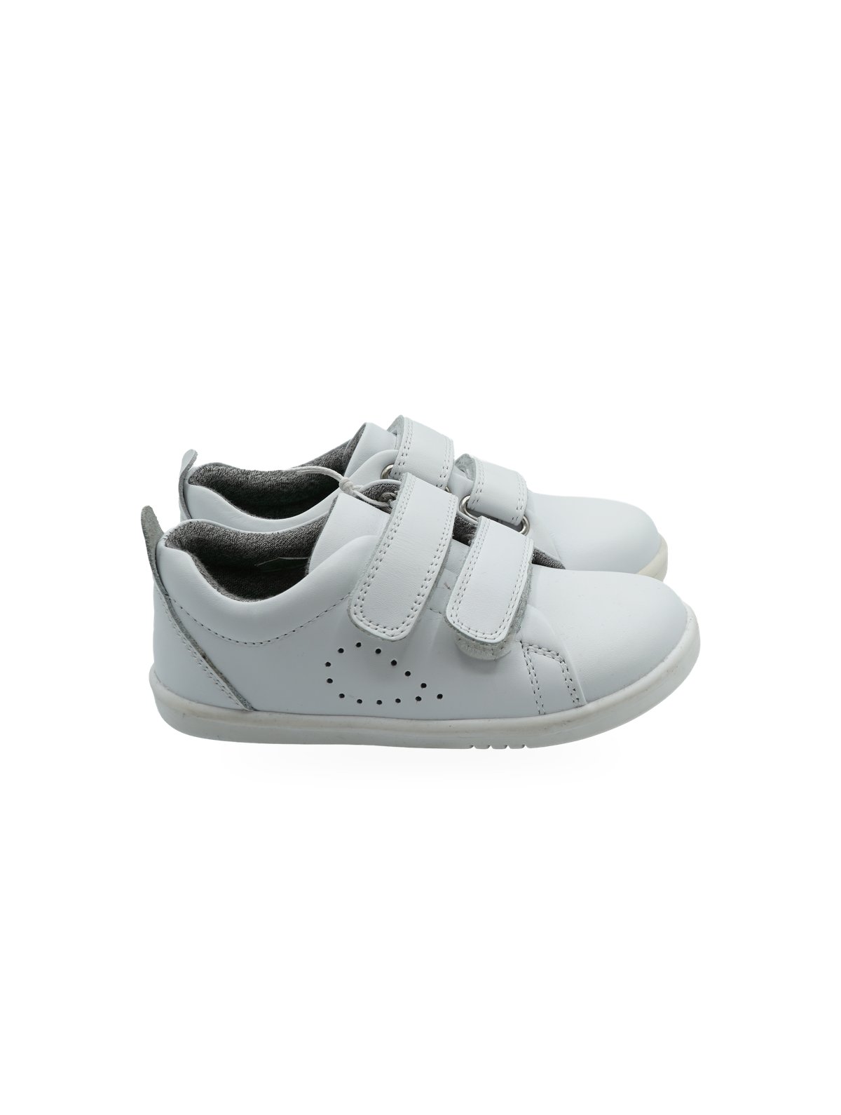 Bobux Grass Court Sneakers Bianche Bambina con Velcro - Foto 2