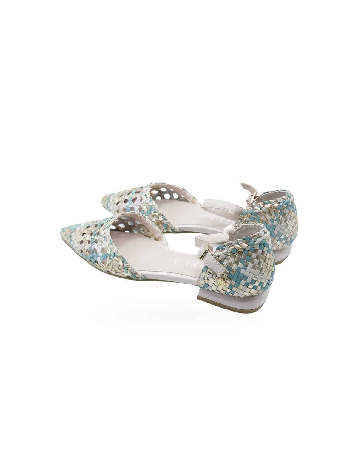 Carmela Shoes ZPIEL NUDE Ballerine Intrecciate Multicolor - Foto 4