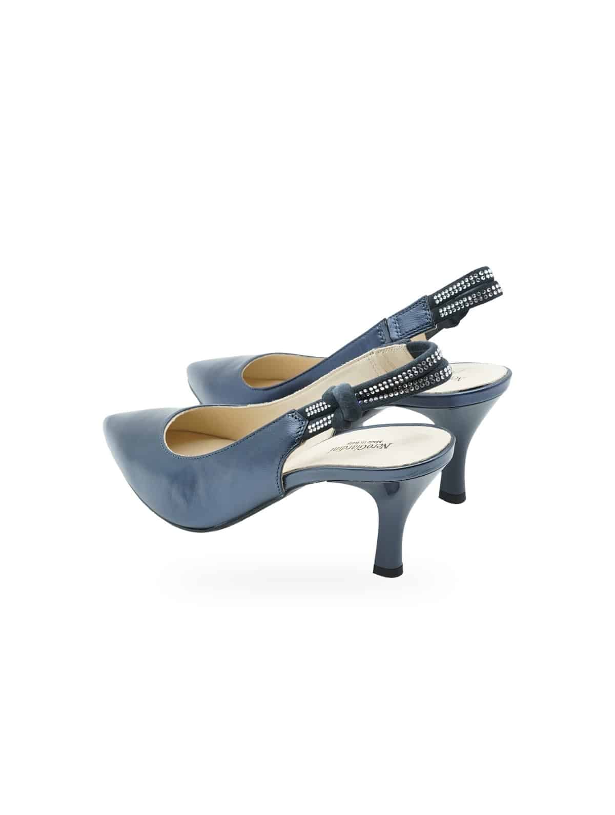 Nero Giardini Nettuno E615440DE - Décolleté Slingback Oceano - Foto 4