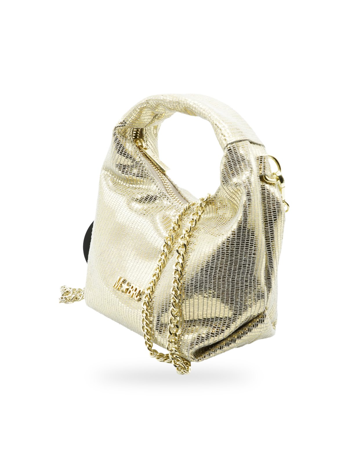 MBRC Borsa Mano Rettile Platino - Eleganza Metallica Donna - Foto 2