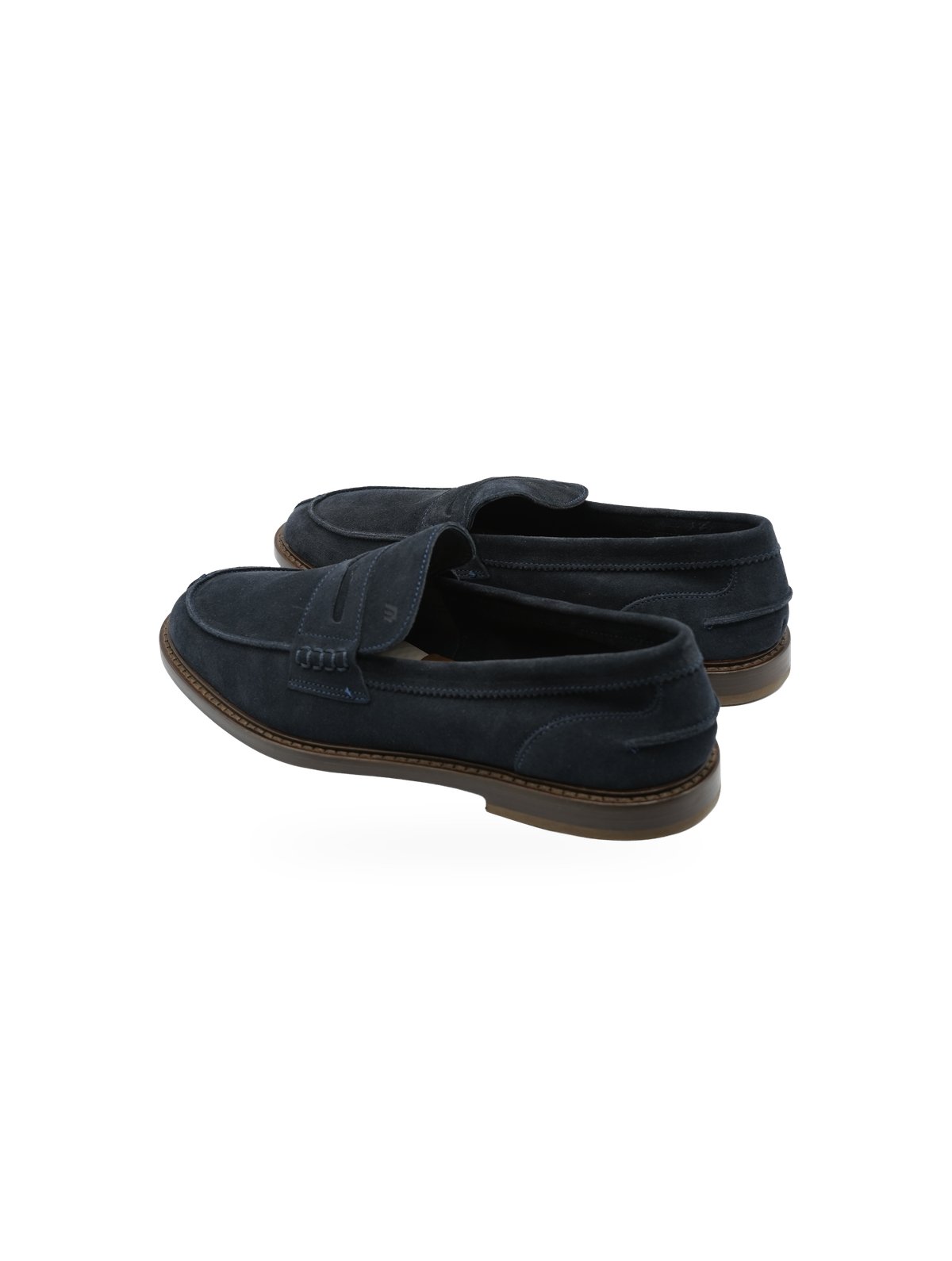 Frau Mocassino Blu Scamosciato - Scarpe Eleganti Uomo - Foto 4
