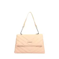 Mini Bag Soft Vivienne D Rosa in Ecopelle con Logo Argentato