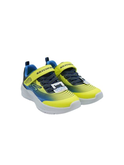 Skechers Micro Spec Advance Yellow Blue – Sneakers Bambino
