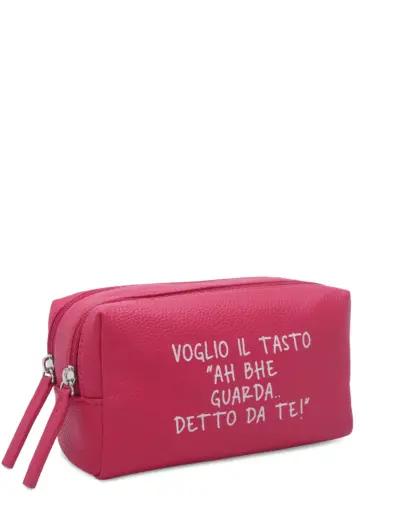 Trousse Le Pandorine – Pillole con scritta colore fucsia