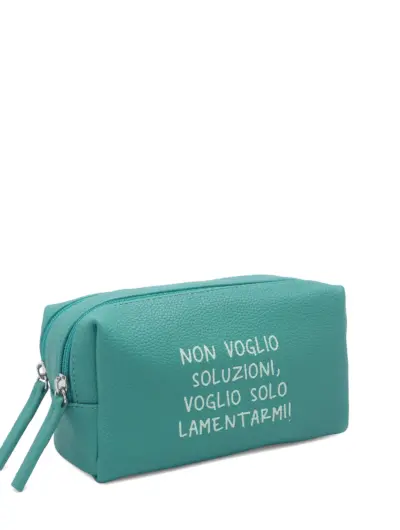 Trousse Le Pandorine – Pillole con scritta colore ottanio