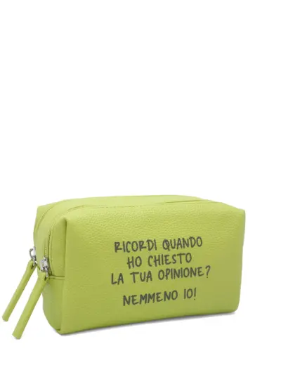 Trousse Le Pandorine – Pillole con scritta colore lime