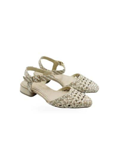 Carmela Shoes Ballerine Intrecciate Beige ZPIEL NUDE 8447393327680
