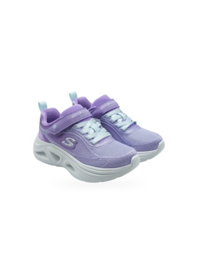 Skechers Sola Glow 2.0 Sneakers Bambina Lavanda con Velcro