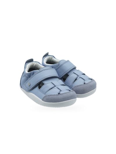 Bobux XPMARIS Scarpe Prima Infanzia Azzurro con Chiusura Velcro