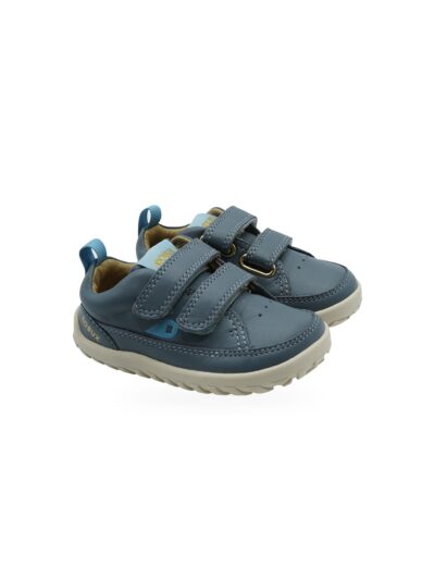 Bobux Dawn Scarpe Primi Passi Blu con Velcro per Bambini