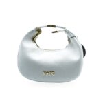 MBRC Borsa Ovale Piccola Tubolare Bianca Pelle Donna H232