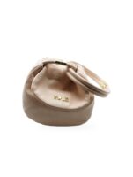 MBRC Borsa Postina Piccola Tubolare Cipria Pelle Donna