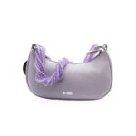 MBRC Gemma Ovale Brillante Borsa Glicine con Perline