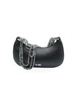 MBRC Borsa Gemma Nera Pelle con Catena Metallica - H281