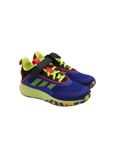 Adidas Own The Game 3.0 K Scarpe Basket Junior Blu Giallo