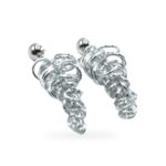 Orecchini Sodini Spirale Argento - Eleganza Italiana Cerimonia